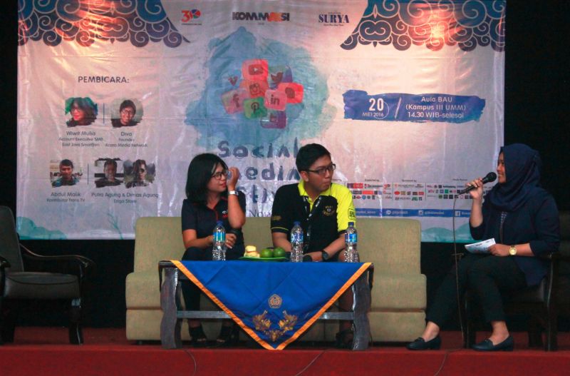 Social Media Festival ajak masyarakat bijak gunakan media sosial. Foto: Muhammad Zulfikar Akbar.