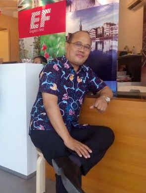 Direktur English First (EF) Malang, Robby Aditya. BERBEKAL pengalaman sebagai mahasiswa Universitas 