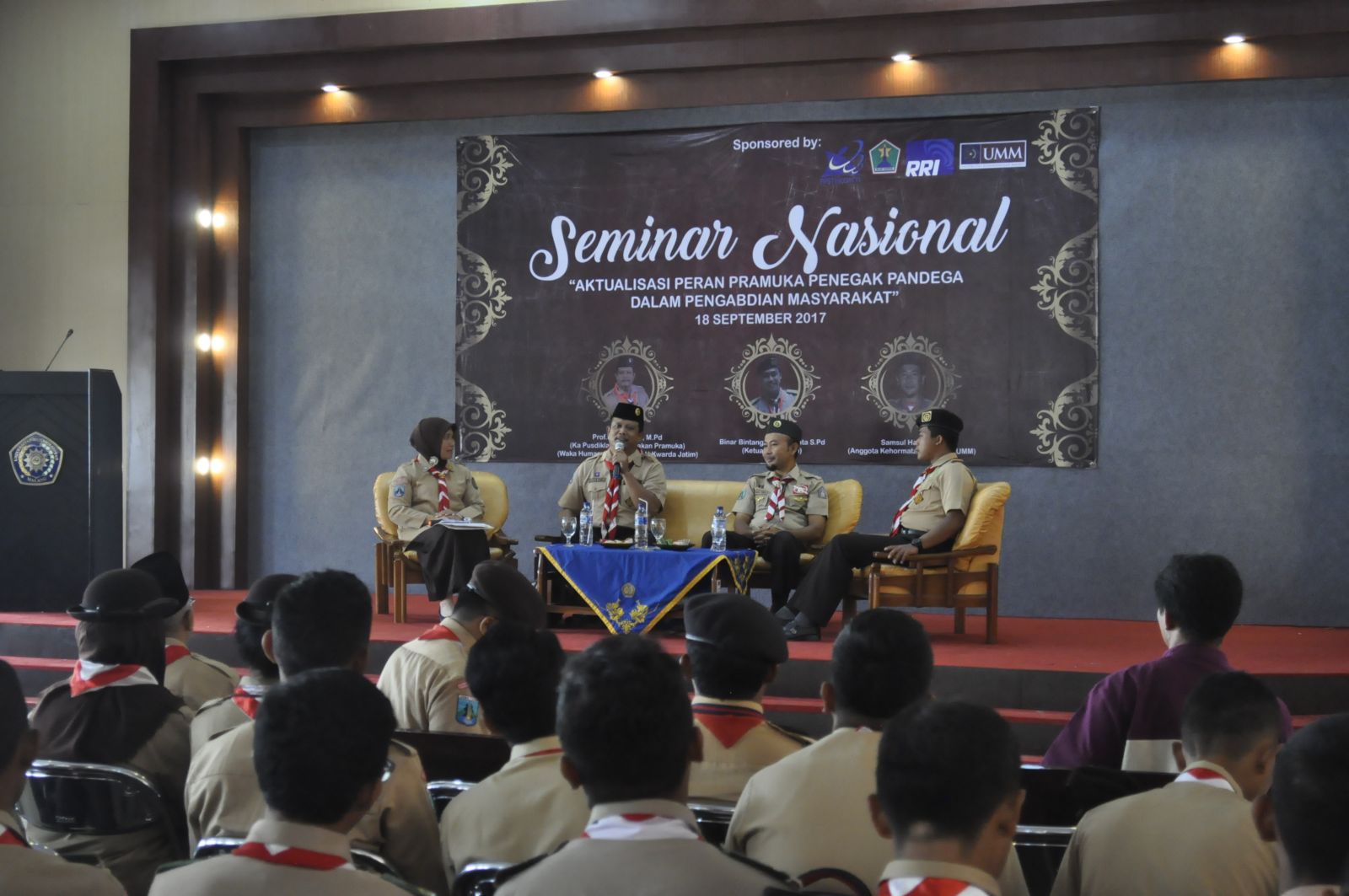 Kemah nasional perguruan tinggi Muhammadiyah se-Indonesia diawali dengan kegiatan seminar di UMM.