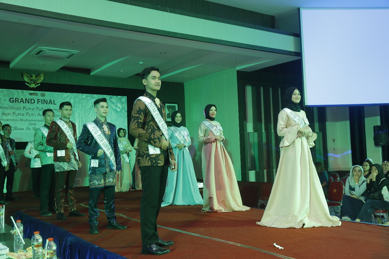 Grand Final Putra Putri Kampus 2018, Munculkan Icon Teladan Bagi Mahasiswa UMM - Berita | Universitas Muhammadiyah Malang