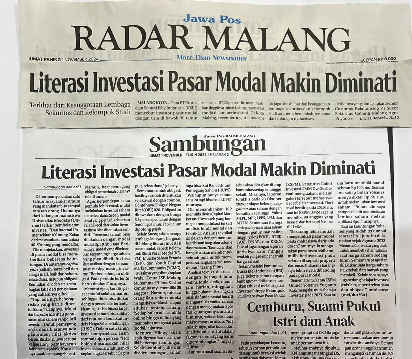 Literasi Invenstasi Pasar Modal Makin Diminati