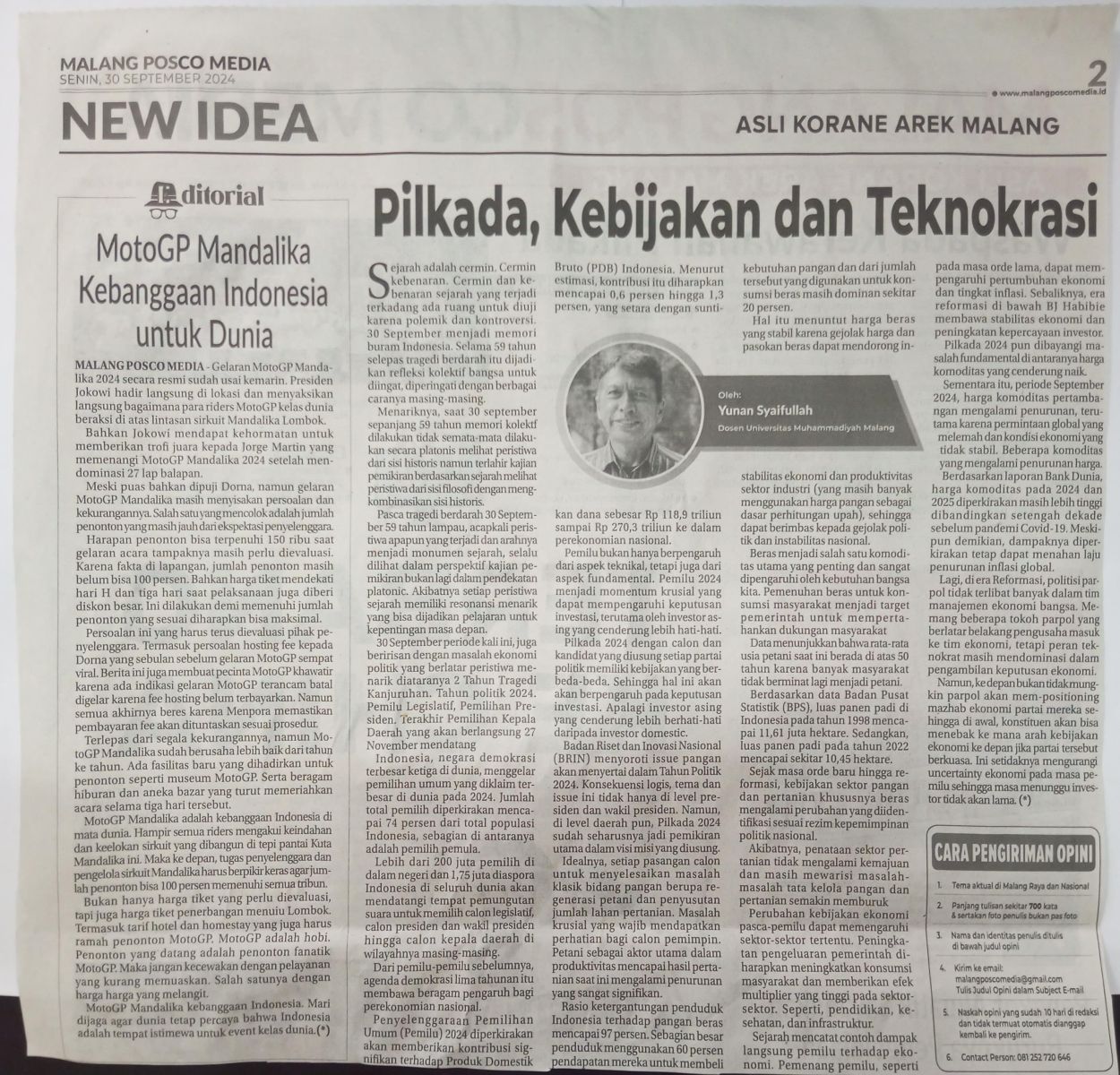 Pilkada, Kebijakan dan Teknokrasi