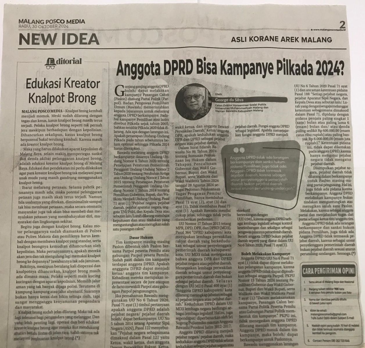 Anggota DPRD Bisa Kampanye Pilkada 2024?