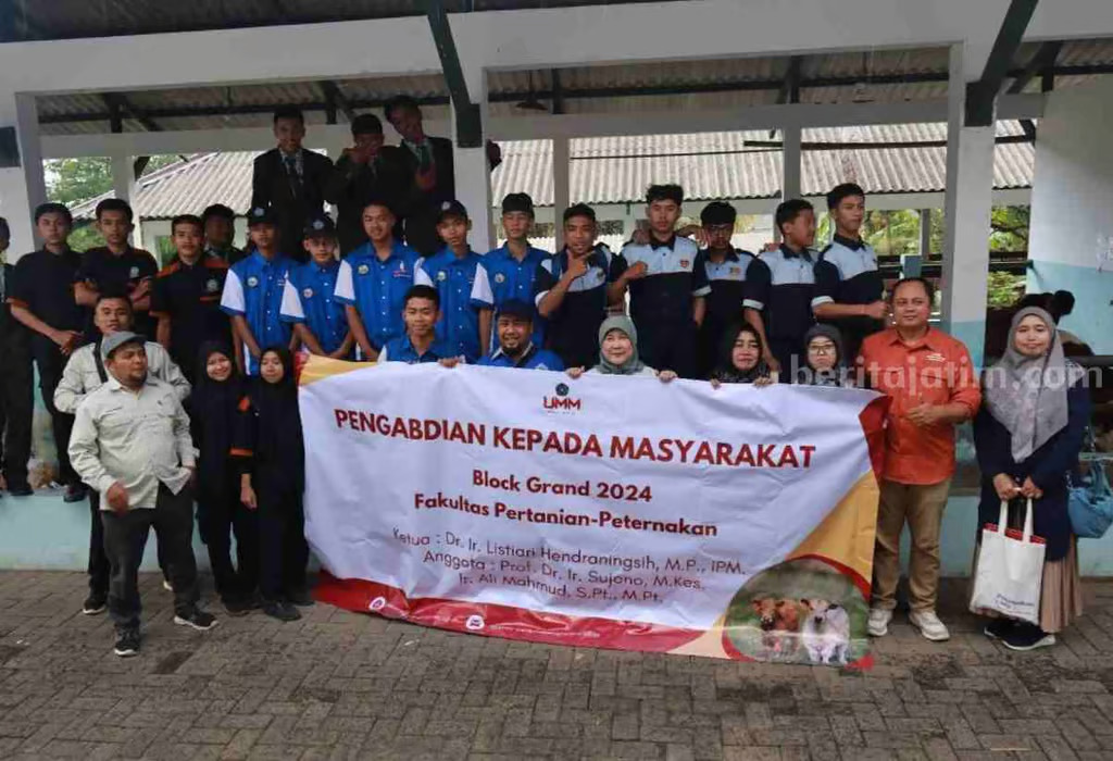 UMM Ajari Siswa SMK Rawat Pedet Perah Demi Dukung Program Makan Gratis