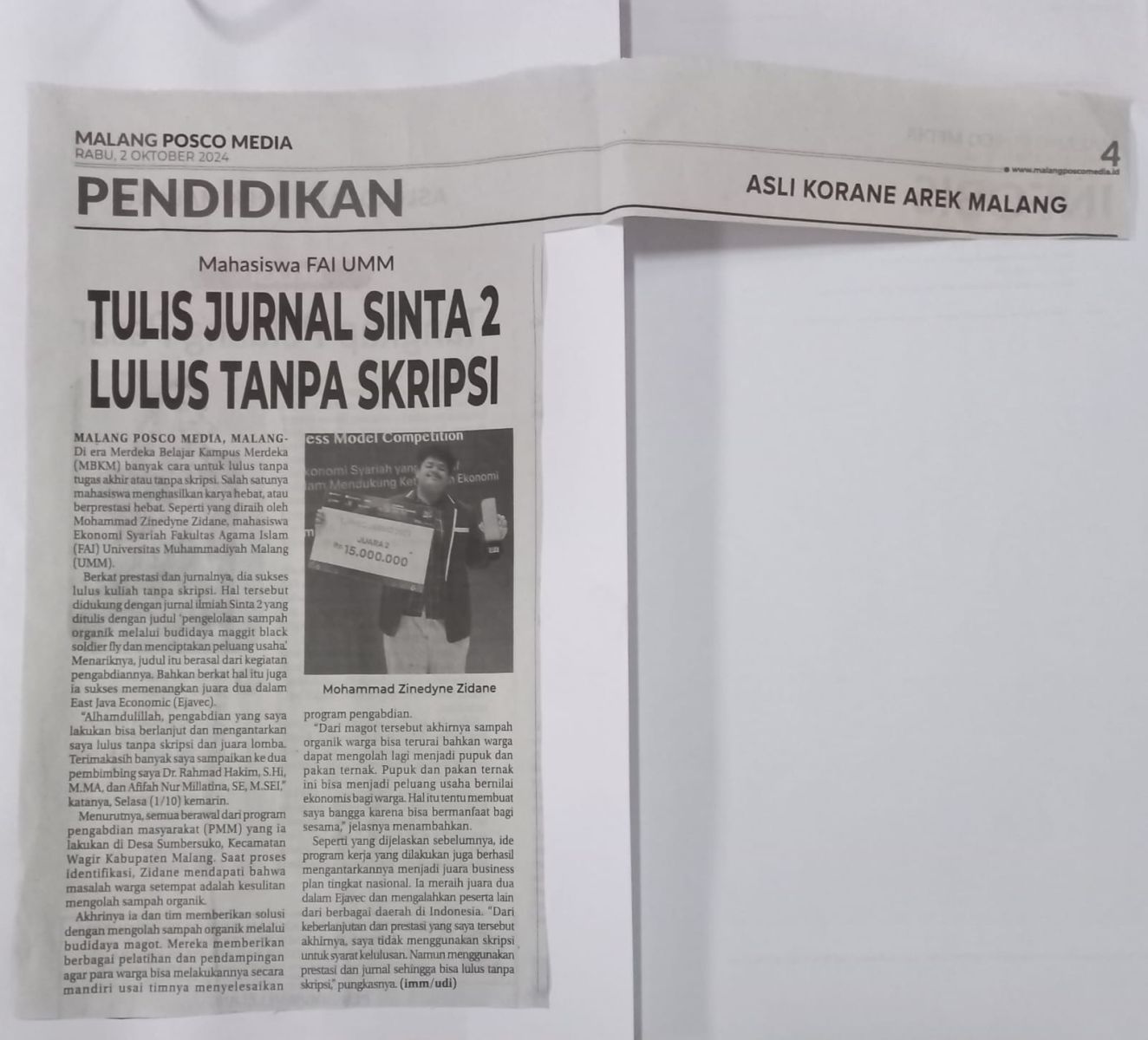 TULIS JURNAL SINTA 2 LULUS TANPA SKRIPSI