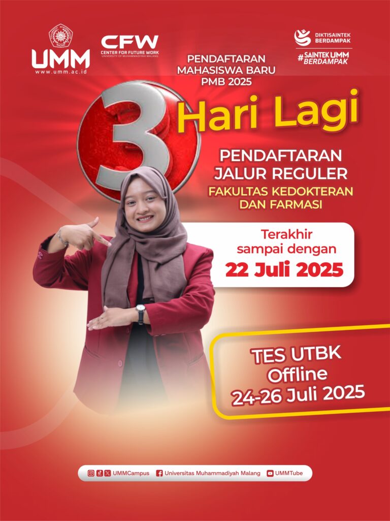 Pendaftaran Jalur Reguler Fakultas Kedokteran & Farmasi Periode 2