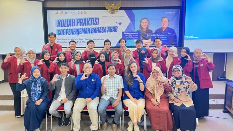 Siapkan Generasi Cakap, PBA UMM Hadirkan Praktisi Penerjemah Bahasa Arab