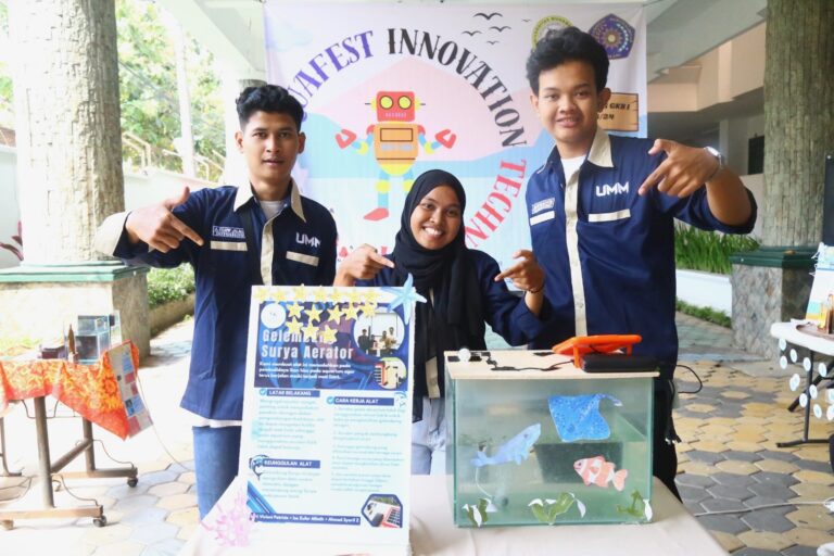 Berbagai Alat Menarik di Aquafest Innovation Technology UMM