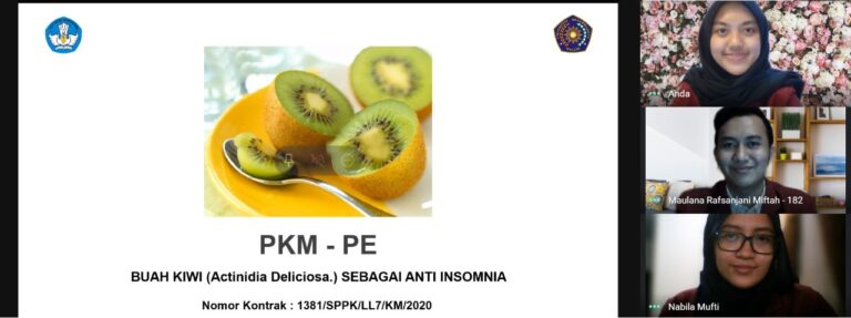 Beri Solusi Atasi Insomnia, Mahasiswa Teliti Buah Kiwi