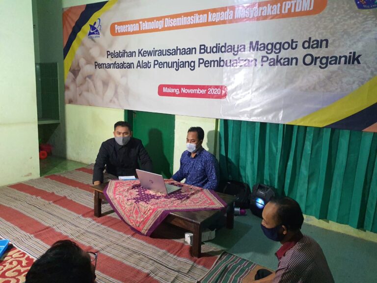 Dosen UMM Percepat Budidaya Maggot dengan Teknologi