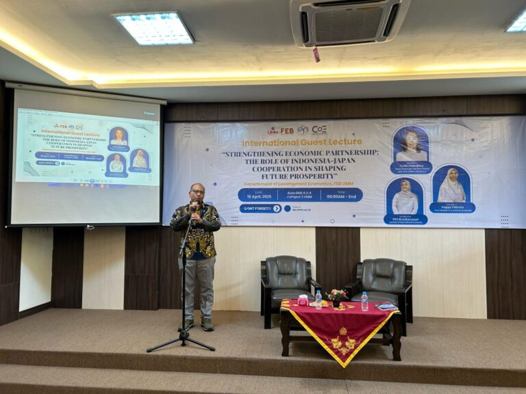 Ekonomi Pembangunan UMM Kaji Kerjasama Jepang-Indonesia