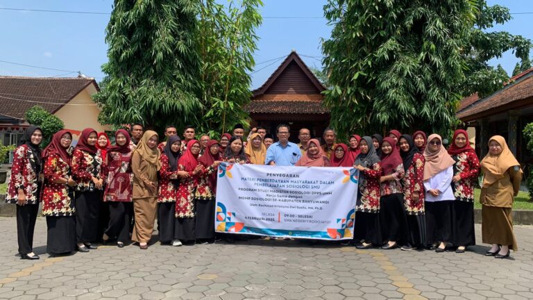 Ke Banyuwangi, Magister Sosiologi UMM Ajari Guru Pemberdayaan Sosial