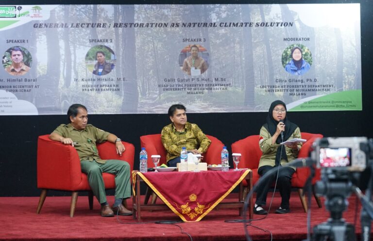Kuliah Tamu Kehutanan UMM Beri Solusi Restorasi Lahan