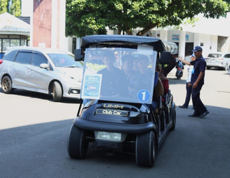 Langsungkan UTBK, UMM Siapkan Mobil Golf dan Perahu Bebek untuk Wali Camaba