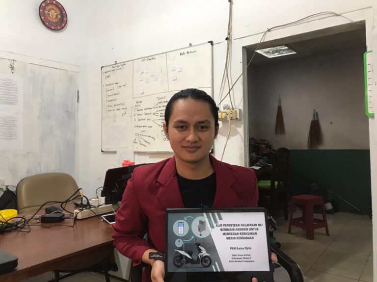 Mahasiswa Ciptakan Alat Pendeteksi Kelayakan Oli