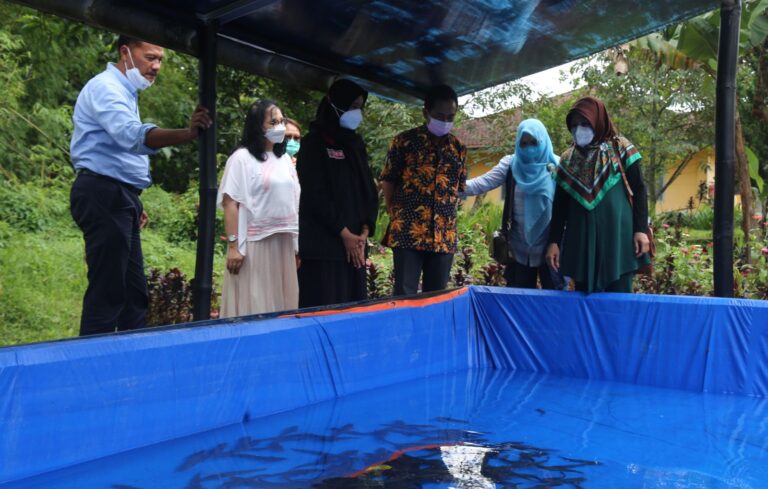 Mahasiswa UMM Berdayakan Penghuni Panti dan Bangun Kolam Lele