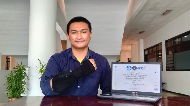 Mahasiswa UMM Ciptakan Sarung Tangan Pencegah Saraf Terhimpit