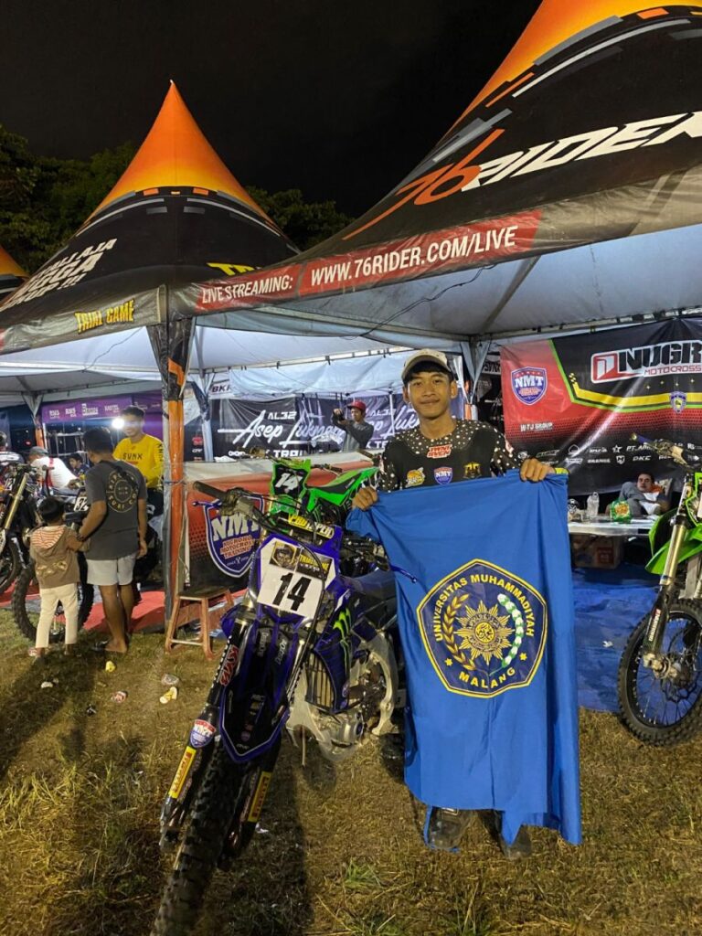 Mahasiswa UMM Ini Koleksi Medali Motorcross hingga Jadi Perwakilan PON