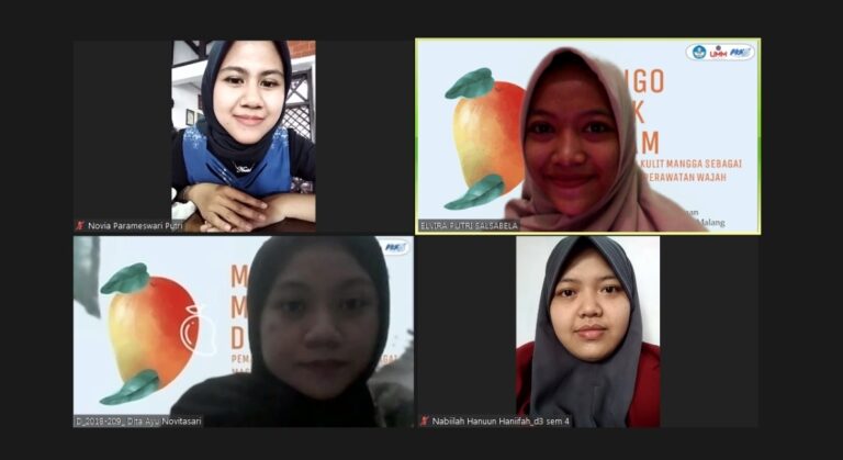Mahasiswa UMM Manfaatkan Limbah Mangga Jadi Masker Wajah