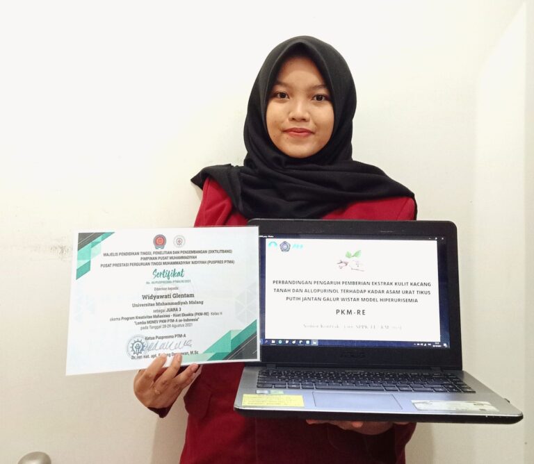Mahasiswa UMM Sabet Juara Nasional berkat Penggunaan Kulit Kacang Tanah untuk Asam Urat
