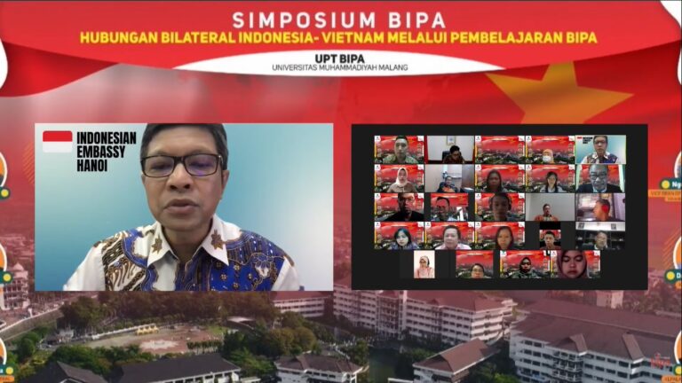 Mantapkan Hubungan Indonesia-Vietnam, BIPA UMM Gelar Simposium