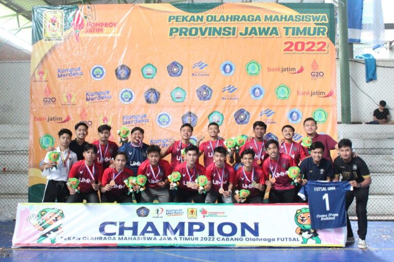 Tim Futsal UMM Menangi Medali Perunggu se-Jatim