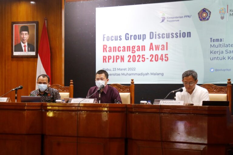 UMM-Bappenas Kaji Rancangan Pembangunan Nasional Politik Luar Negeri dan Kerjasama Internasional