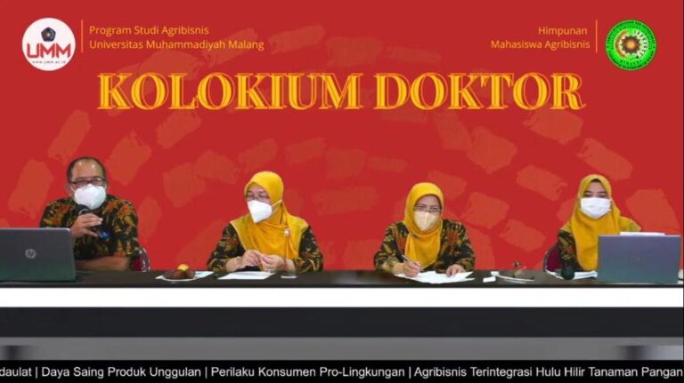UMM Gelar Kolokium Doktor, Bahas Solusi Produksi Pangan