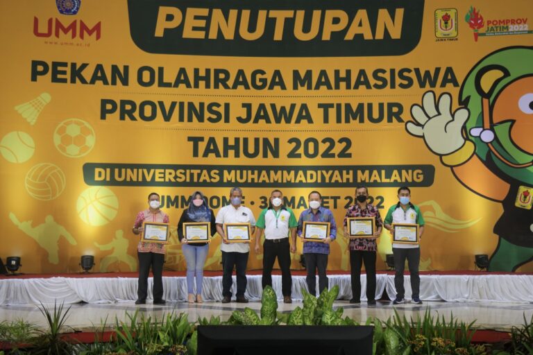 UMM Sukses Jadi Tuan Rumah Penutupan Pomprov 2022