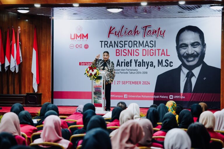 Undang Mantan Menpar RI, UMM Dorong Mahasiswa Siap Hadapi Tranformasi Bisnis Digital