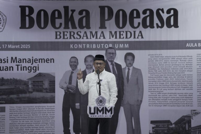 Rektor UMM di Depan Awak Media: Jurnalistik Bisa Majukan Bangsa
