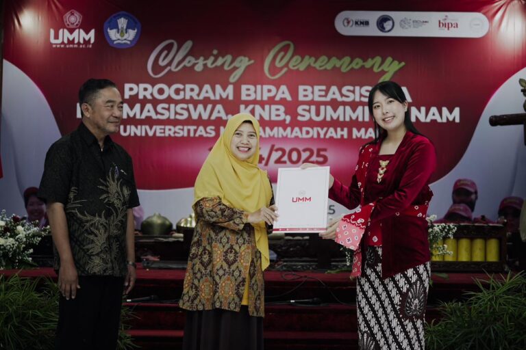 Mahasiswa Asing Mancanegara Tamatkan Belajar Bahasa Indonesia di UMM