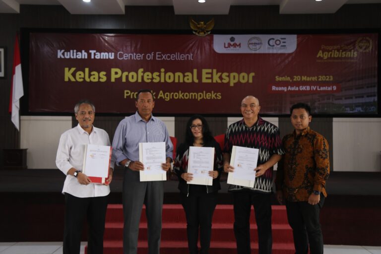 Prodi Agribisnis UMM Buka Kelas Profesional Ekspor Agrokompleks