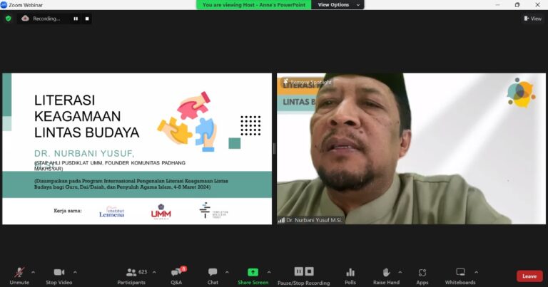 Gaet Dua Lembaga Internasional, FKIP UMM Latih Dai Seluruh Indonesia terkait Literasi Keagamaan