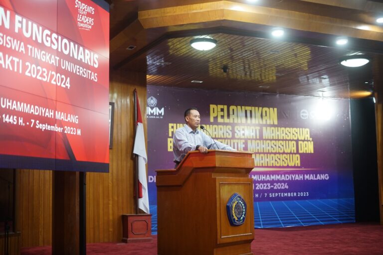 Resmi Dilantik, Presma UMM Canangkan Program Internasional dan Edukatif