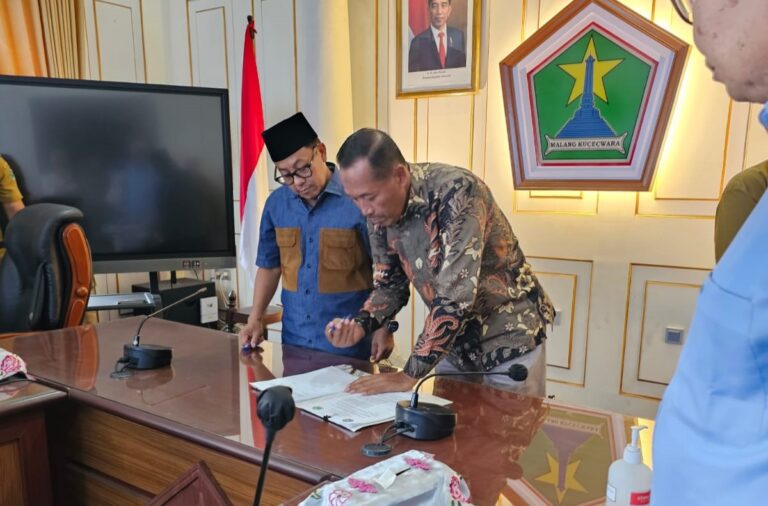 UMM Support Ratusan Unit Lampu Taman Jalan Idjen Malang