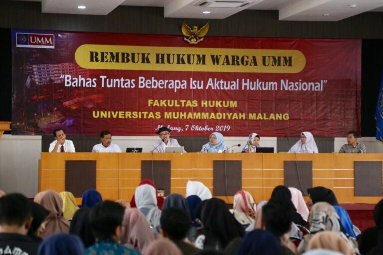 Akademisi UMM Rembuk Isu Aktual Hukum Nasional