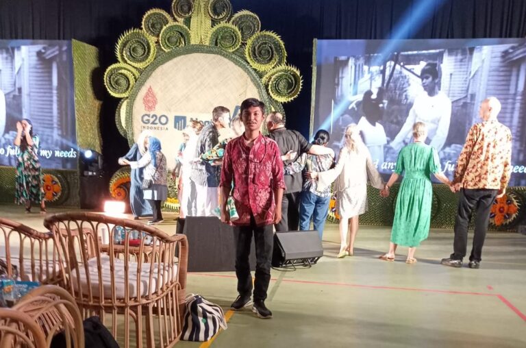 Aziz, Mahasiswa UMM yang Berkontribusi di Ajang V20