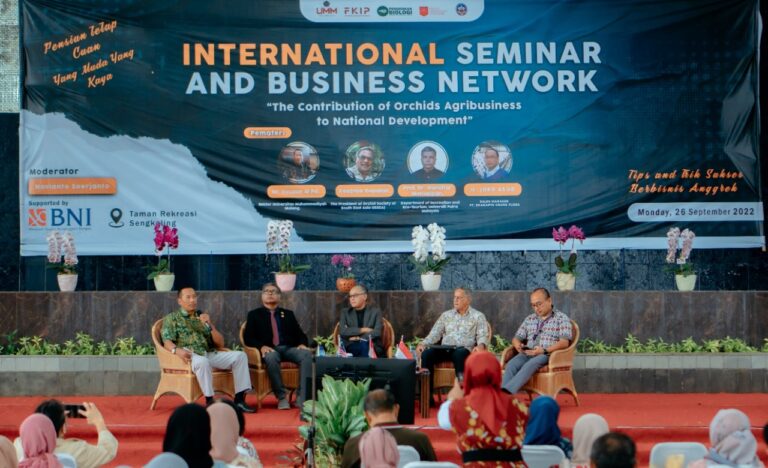 CoE Anggrek UMM Kaji Peluang Bisnis Anggrek Level Internasional