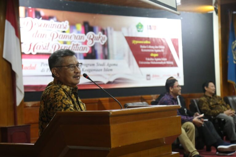FAI UMM Pamerkan Buku Hasil Kolaborasi Penelitian Kemenag