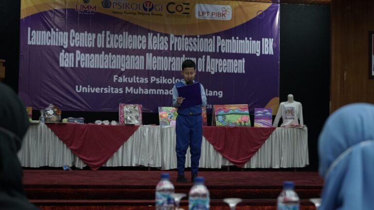 Fakultas Psikologi UMM Luncurkan CoE Pembimbing Individu Berkebutuhan Khusus