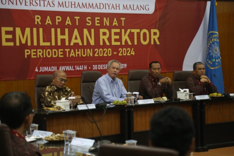 Fauzan Kembali Terpilih Secara Aklamasi sebagai Calon Rektor UMM 2020-2024