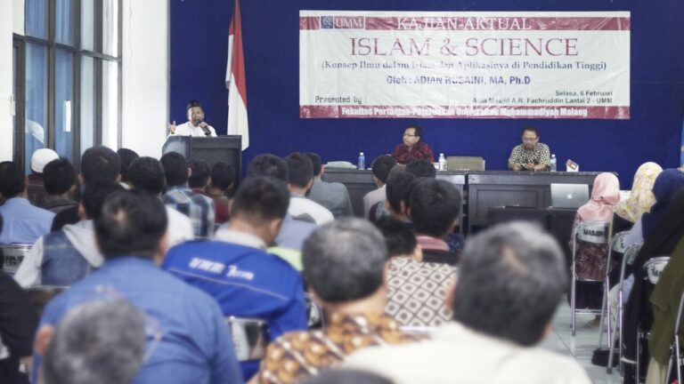 Gelar Kajian Islam and Science, FPP UMM Ajak Civitas Akademika Jaga Adab dalam Dunia Pendidikan