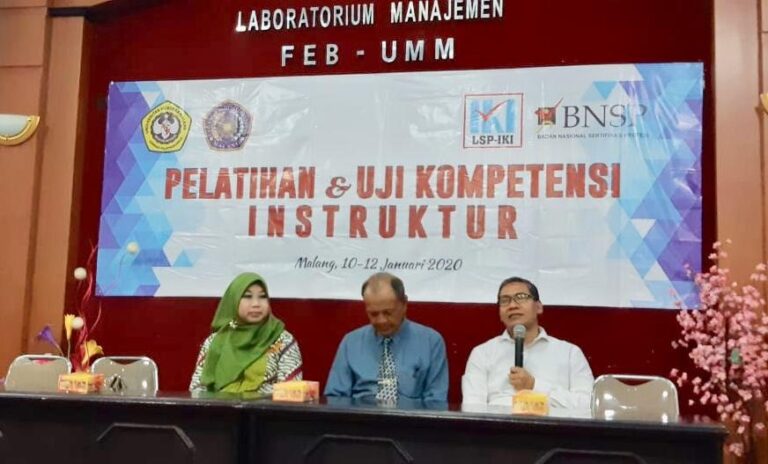 Gelar Pelatihan dan Uji Kompetensi Instruktur, UMM Siap Dirikan Lembaga Pelatihan Kerja