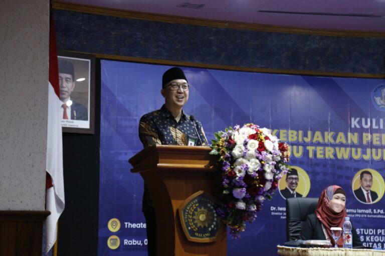Hadir di PPG UMM, Dirjen Kemendikbud RI Sebut Sistem Pendidikan Indonesia Kurang Karsa