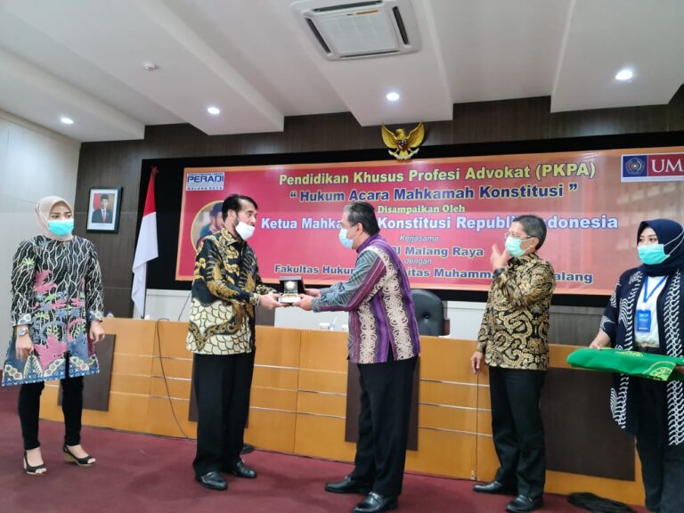 Hadirkan Ketua MK, PKPA FH UMM Lahirkan Advokat Humanis