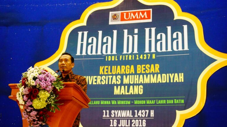 Halal bi Halal Momentum Konsolidasi Keluarga Besar UMM