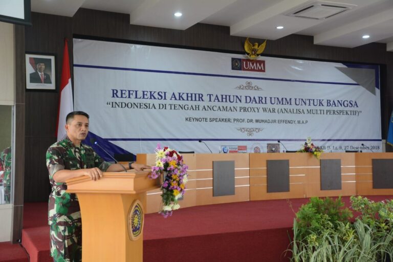 Indonesia di Tengah Ancaman Proxy War, Begini Kata Para Pakar UMM