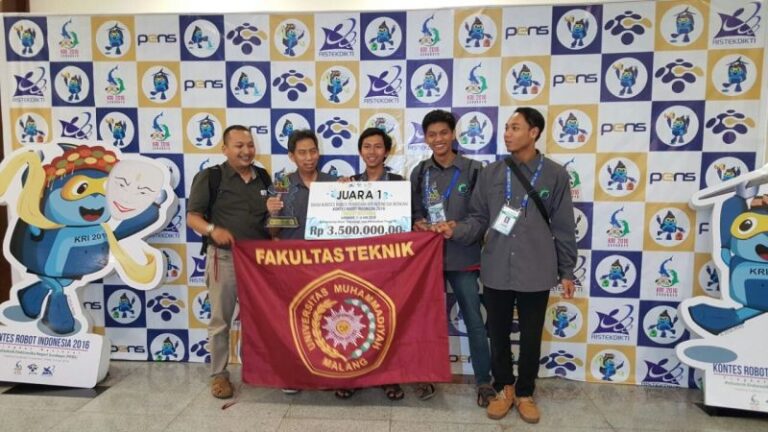 Juarai KRI, UMM Siap Ikuti Kontes Robot Dunia di AS