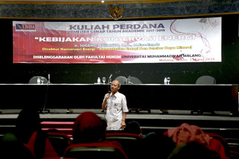 Kementrian ESDM Ajak Mahasiswa FH UMM Berinovasi pada Energi Alternatif